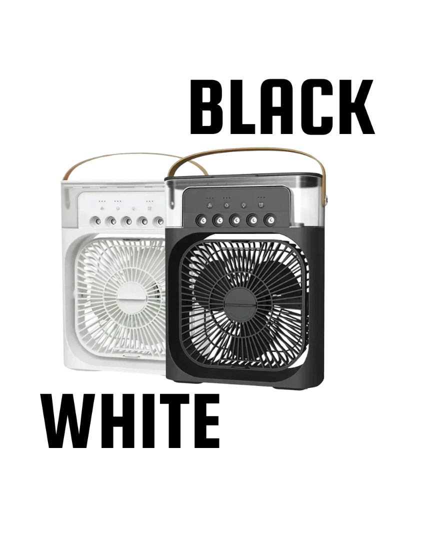 Portable air cooler , black and white